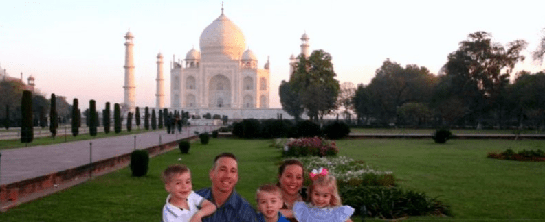 Taj Mahal-Agra family tour packages