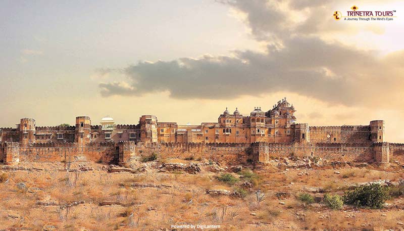 The magnificent citadel amidst a thick forest - Sardargarh